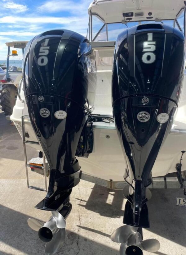 Used Mercury 150hp Twin Outboard for Sale