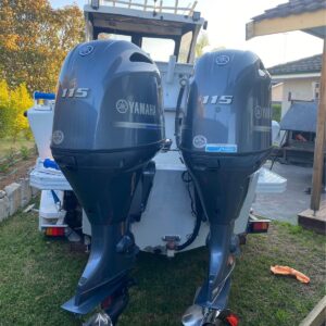 Used Yamaha 115hp Twin Outboard Motor for sale