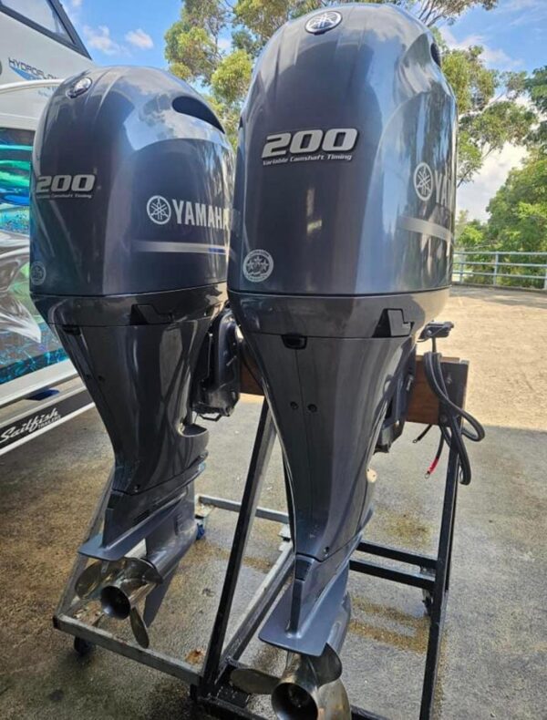 twin yamaha 200 Used Yamaha 200hp Twin Outboard Motor for sale