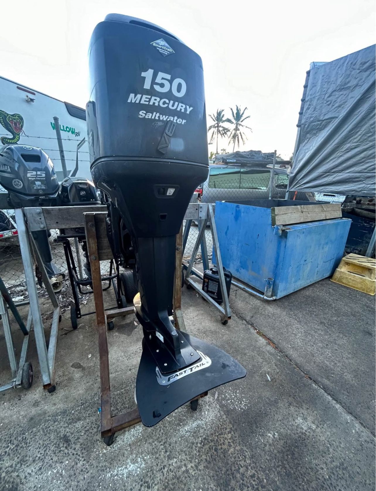 Used Mercury 150hp Optimax Outboard for sale