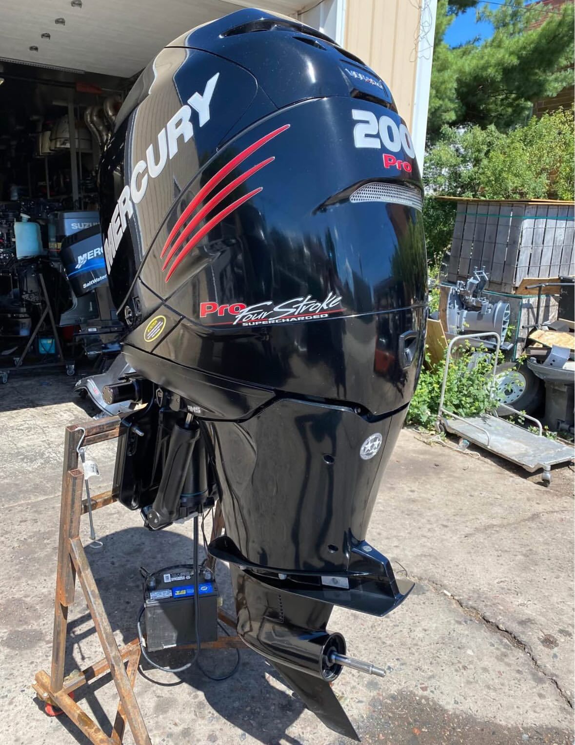 Used Mercury 200hp Verado Pro Outboard Motor for sale