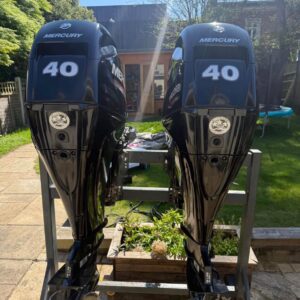 Used Mercury 40hp Twin Outboard Motor for sale