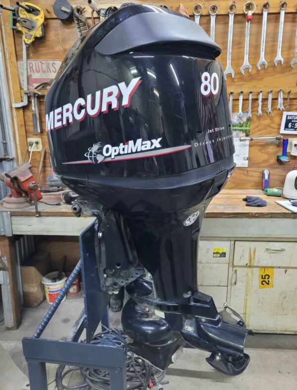 Used Mercury 80hp Optimax Outboard for sale