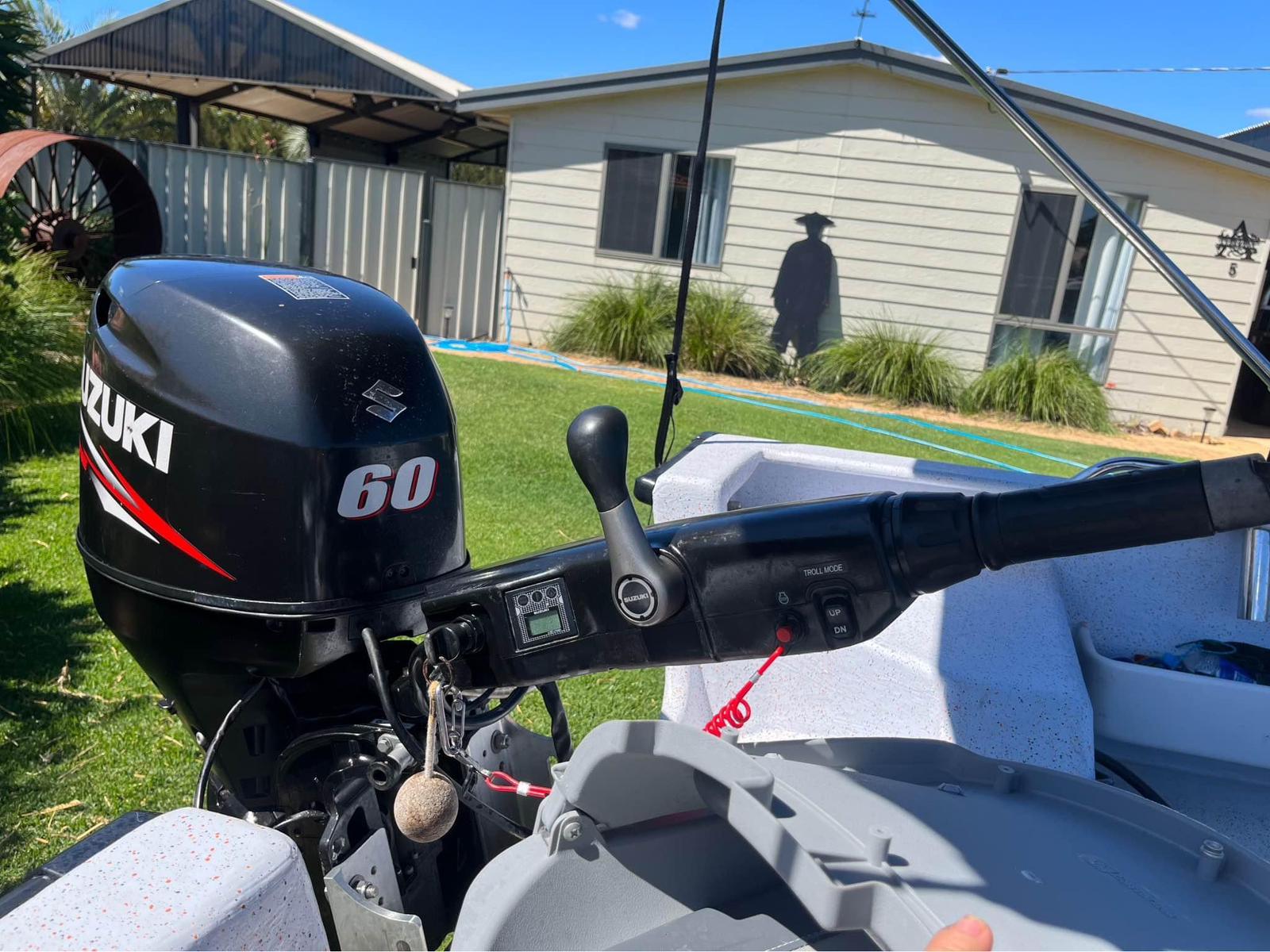 Used Suzuki 60hp Tiller Outboard for sale