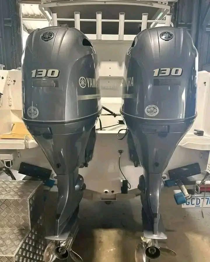 Used Yamaha 130hp {x2} Outboard Motor for sale