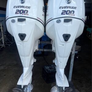 Used Evinrude 200hp Twin Outboard for sale