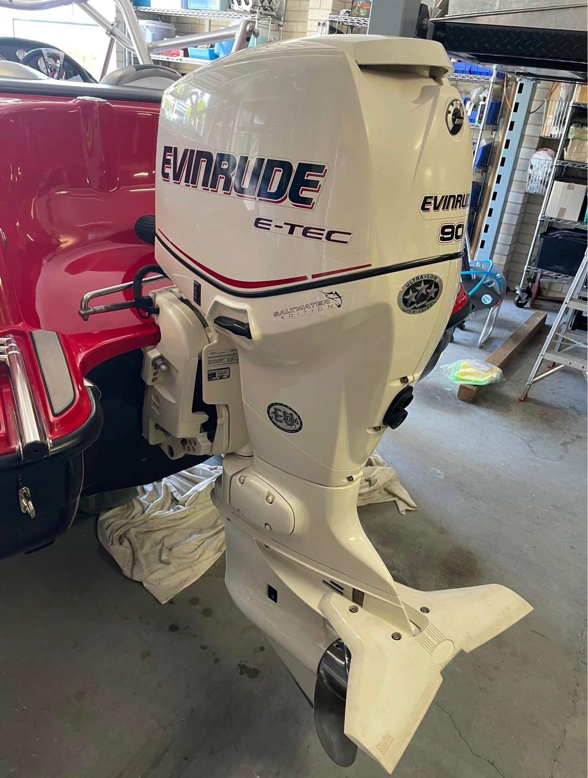 Used Evinrude 90hp Outboard Motor for sale