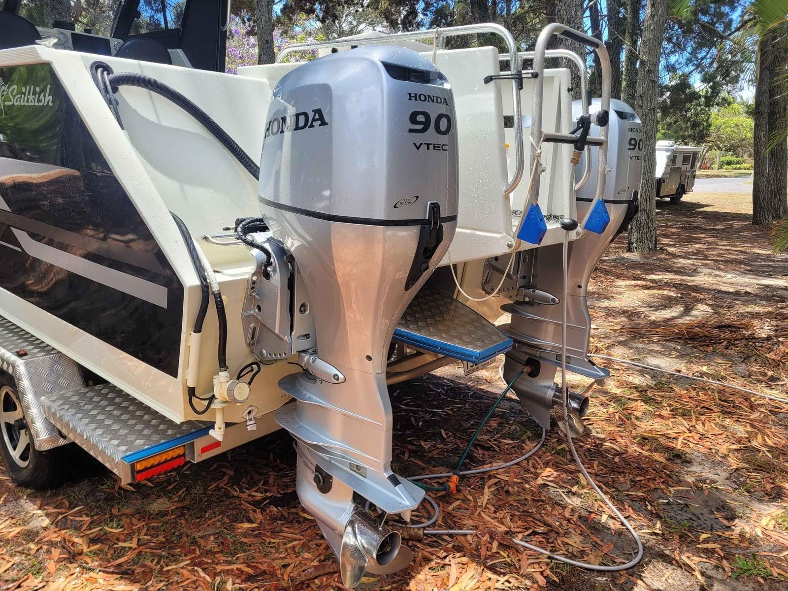 Used Honda 90hp Twin Outboard for sale