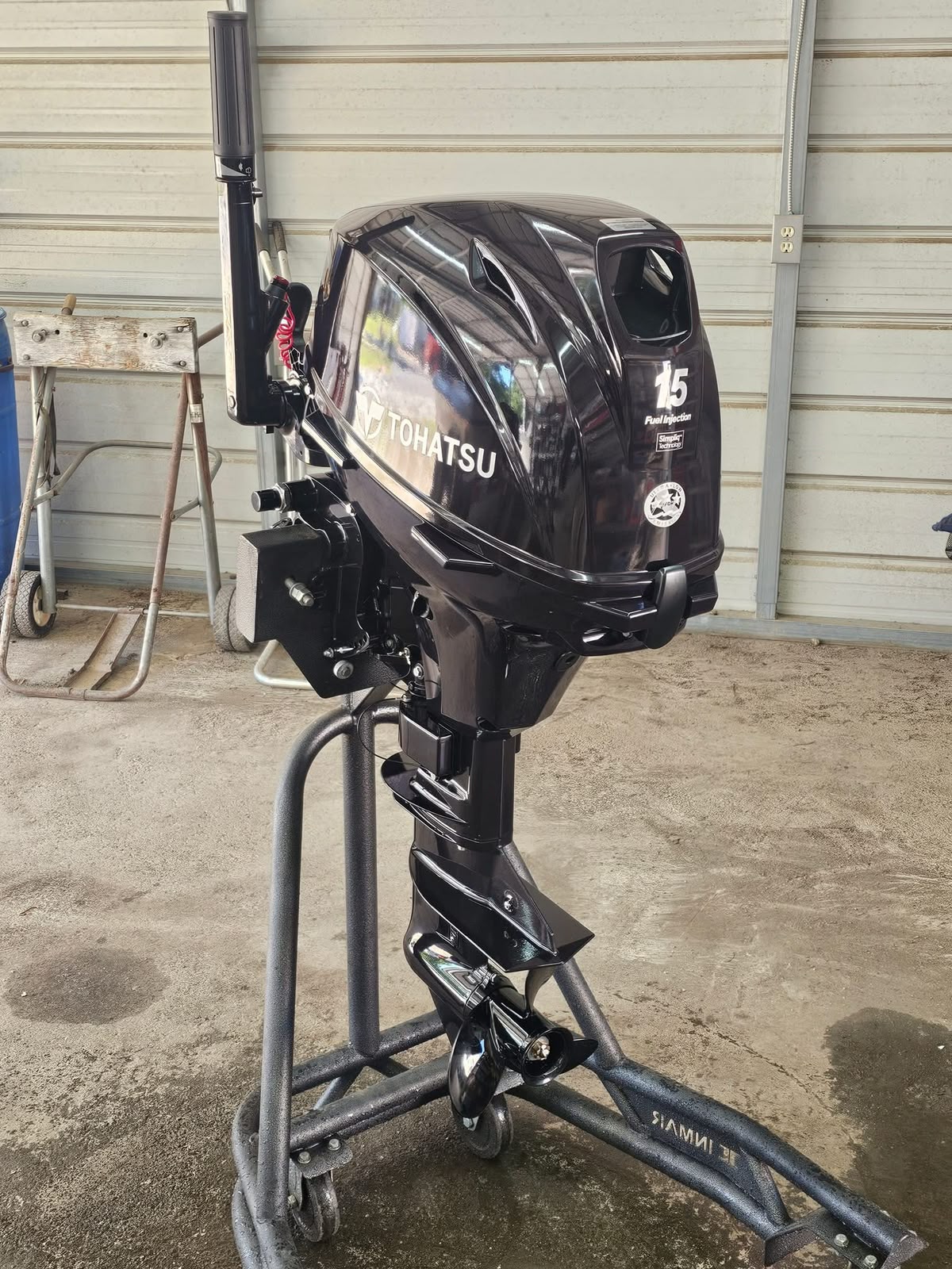 Used Tohatsu 15hp Outboard Motor 1 Used Tohatsu 15hp Outboard Motor for sale