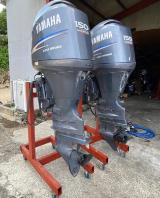 Used Twin Yamaha 150hp Outboard for sale